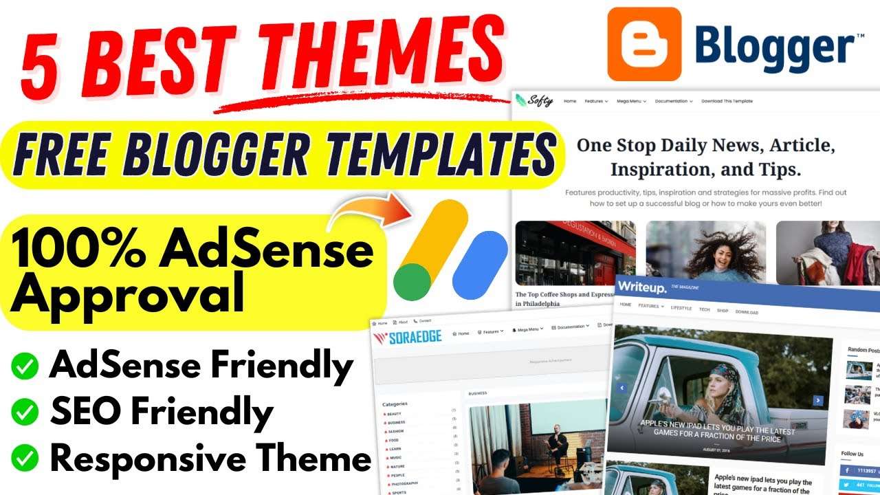 Free Blogger Templates for AdSense Approval in 2025